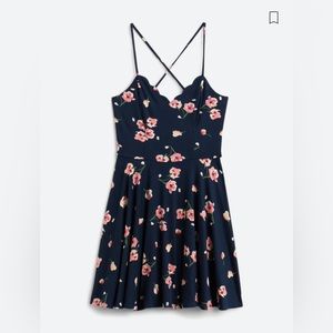 The General Good Sonya Knit Scalloped Dress